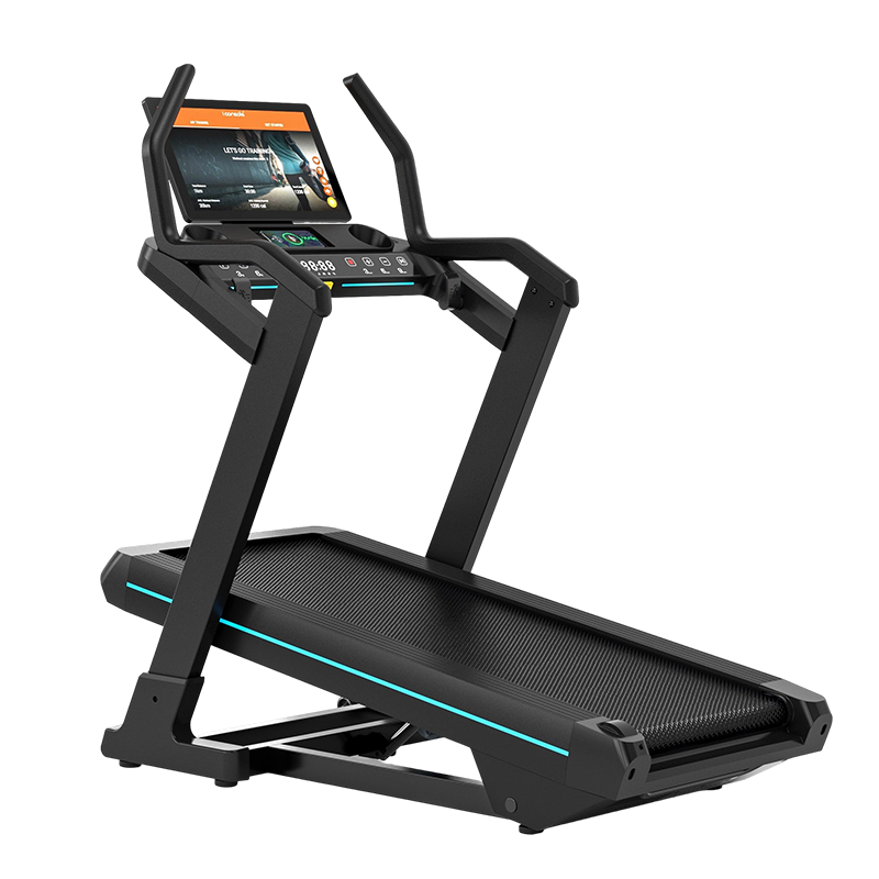 EB620 new home-used trainer treadmill with Brushless motor and blue LED light