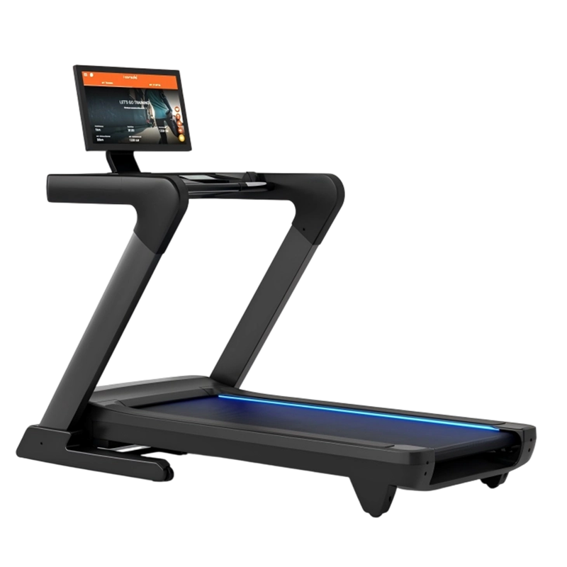 EB740 new commercial treadmill with blue LED light display